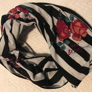 Betsey Johnson infinity scarf
