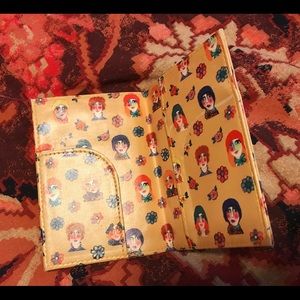 Vintage leather card holder