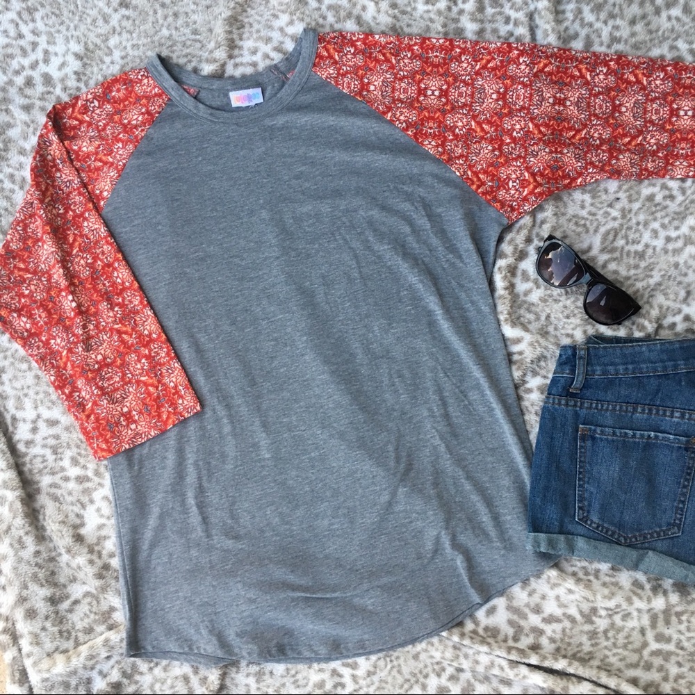 Lularoe Paisley Randy Long sleeve tee