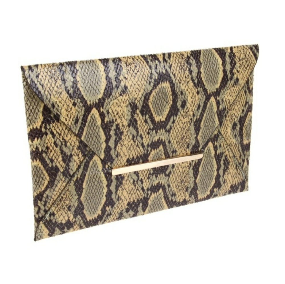 Bcbg "Harlow Python Print" Clutch - image 3