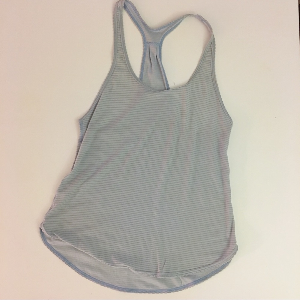 Lululemon Athletica Heather Blue Singlet - Size 2