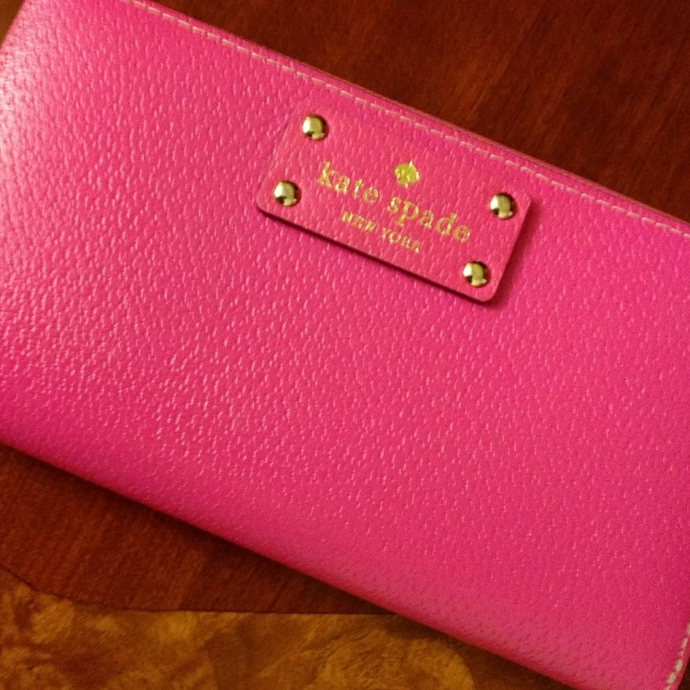 Kate Spade Wellesley Bougainvillea Pink leather