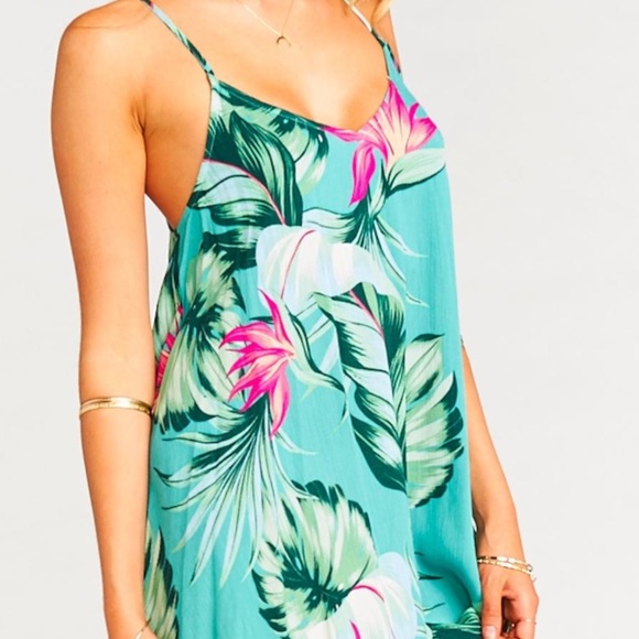 ShowMeYourMumu- Carousel Lace Up Dress- Dune Cloud - Picture 2 of 6