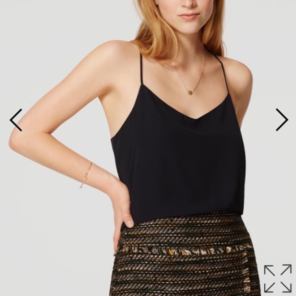 👑 🆕 {Forever 21} • ✨gold strappy black cami