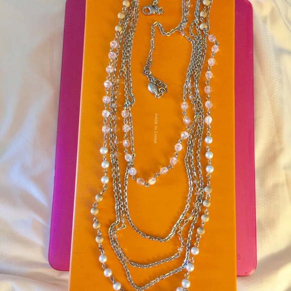 Brighton Jewelry - BRIGHTON FIVE  TIER CHAIN NECKLACE