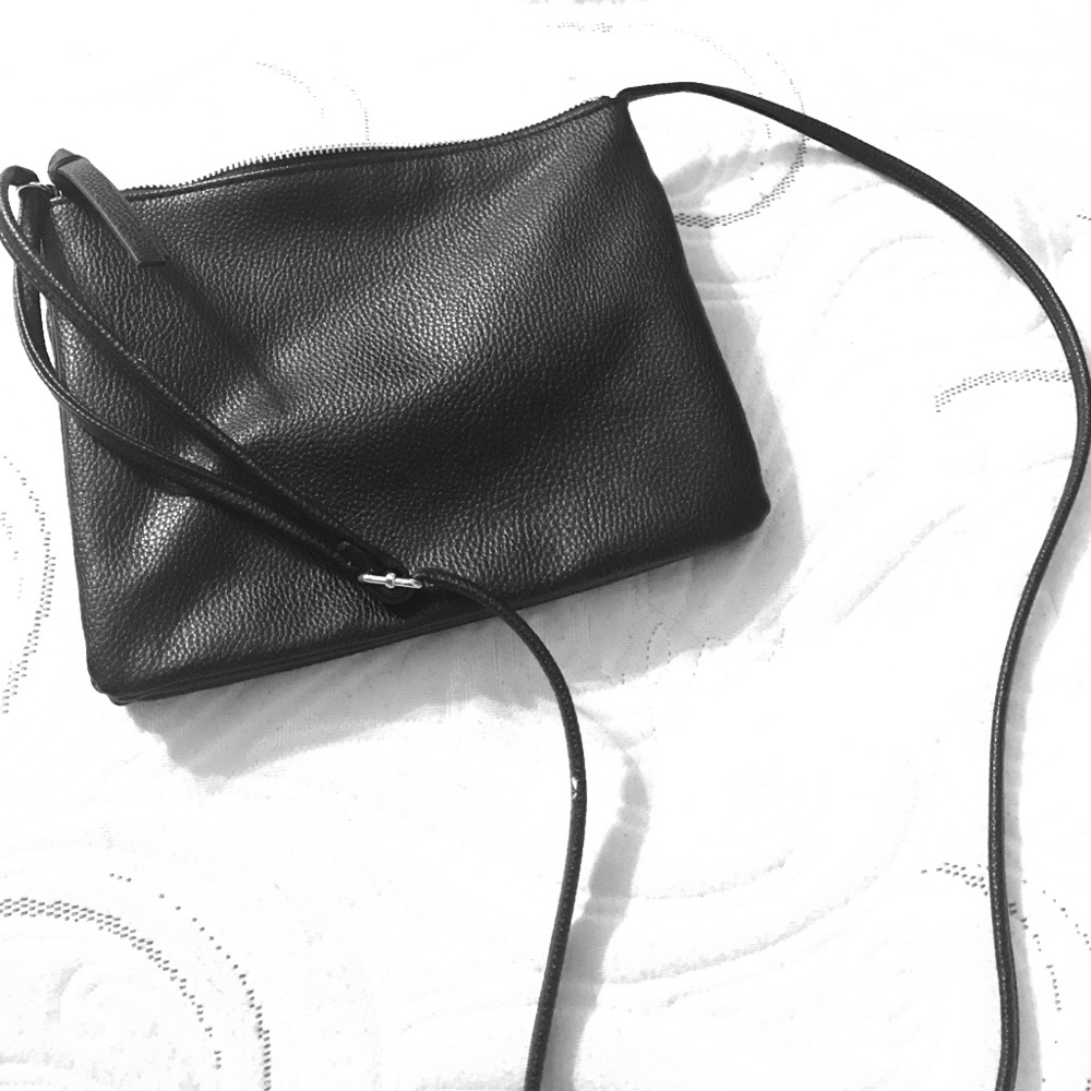 Black Leather Purse