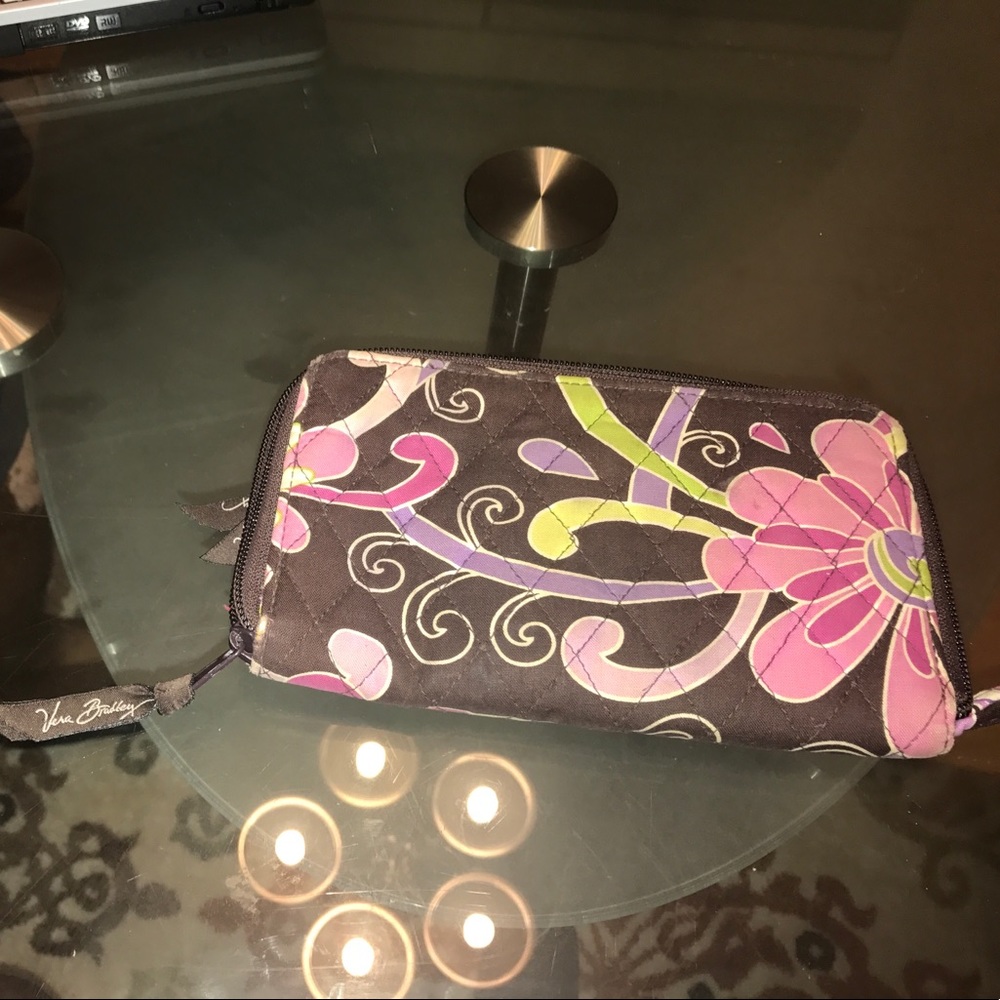 Brown with flowers Vera Bradley for sale.