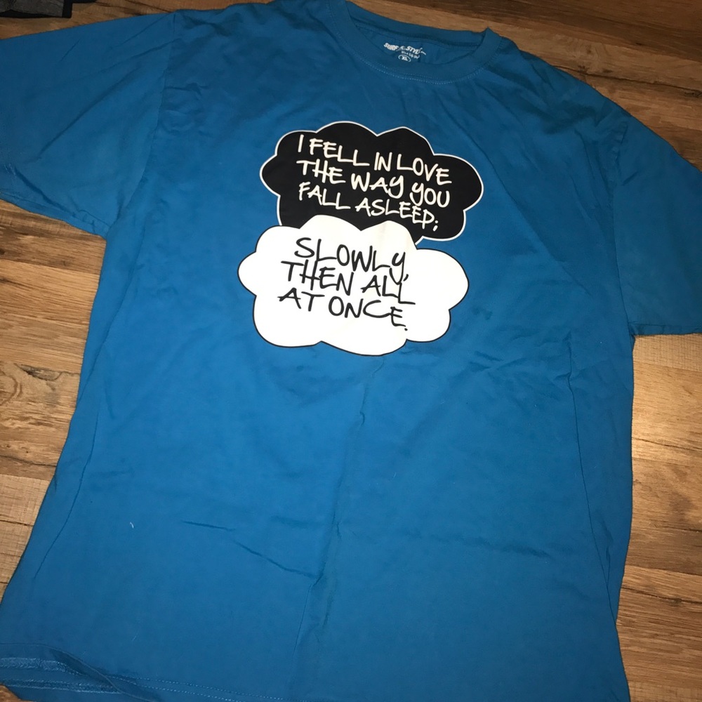 The Fault in Our Stars quote tee