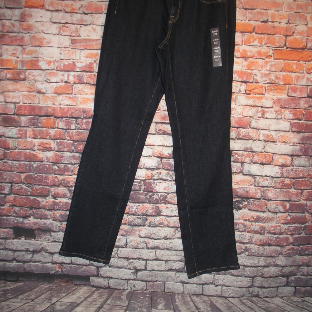 NWT MOSSIMO SZ 2R/26R-MID RISE-STRT LEG-SUP STCH