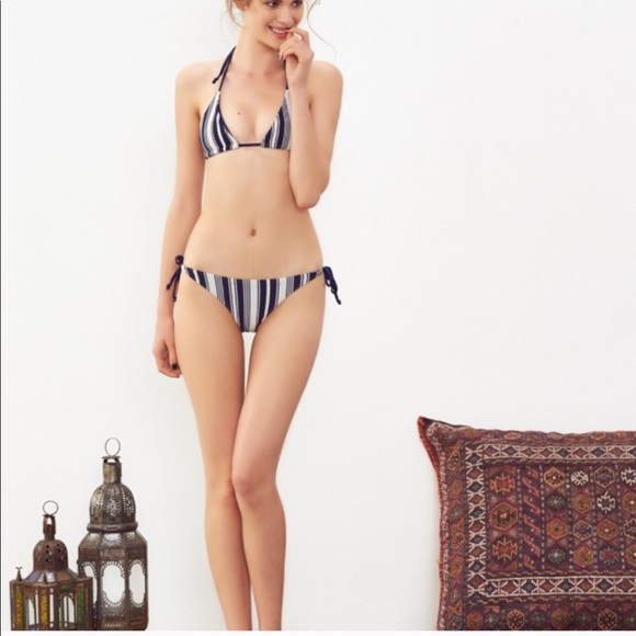 Lovers + Friends Navy and Silver Bikini - Picture 2 of 4