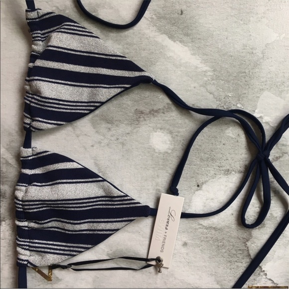 Lovers + Friends Navy and Silver Bikini - Picture 4 of 4