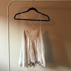 Free People Crochet Tank