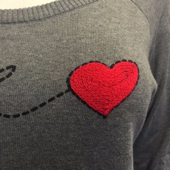 Torrid Stitched Love Sweatshirt - Picture 5 of 7