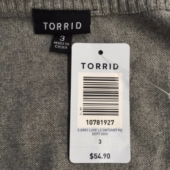 Torrid Stitched Love Sweatshirt - Picture 7 of 7