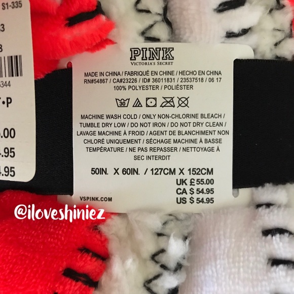 •Victoria's Secret PINK• Sherpa Blanket - Picture 4 of 6