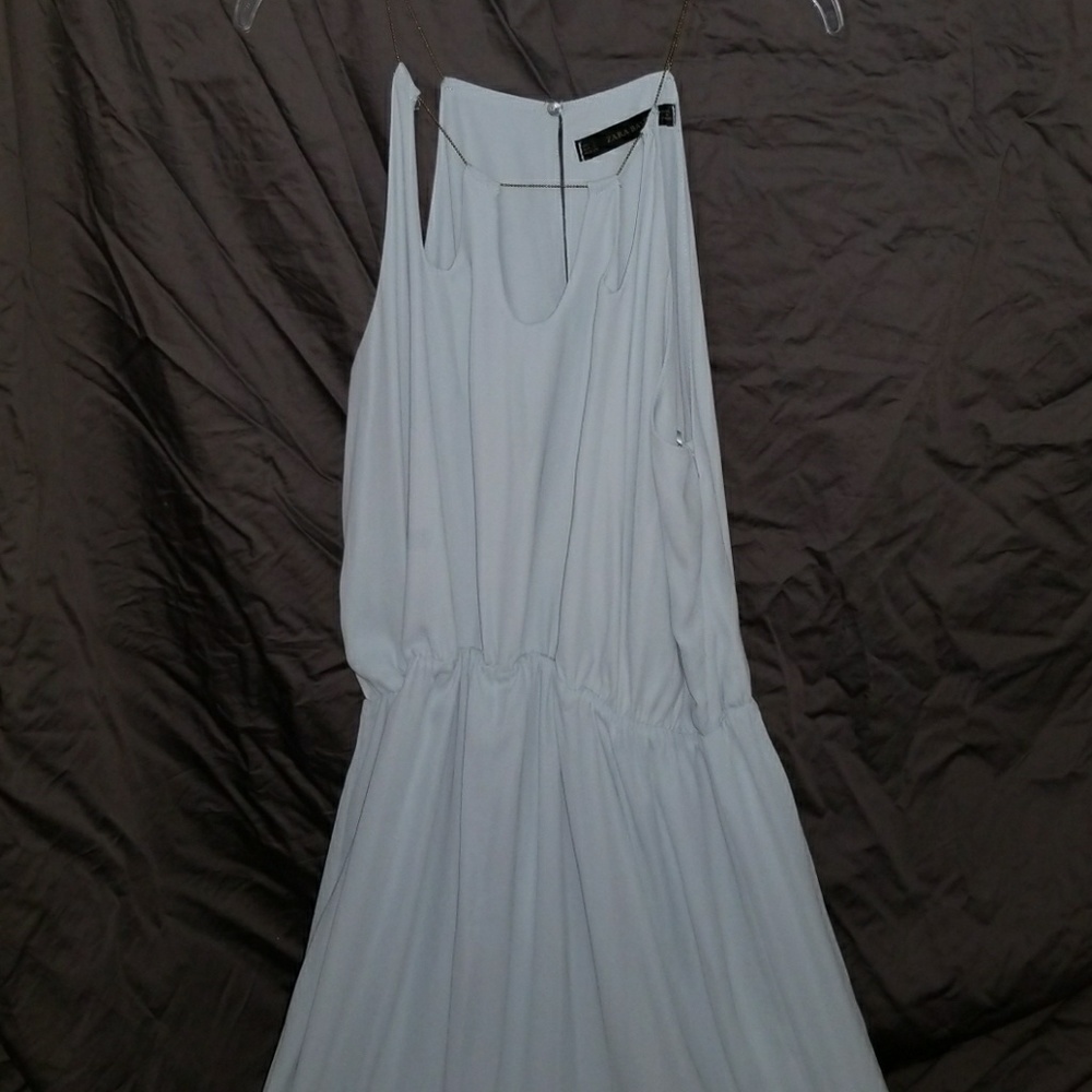 ZARA Sky Blue Maxi Dress