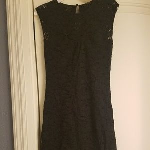 Black lace dress