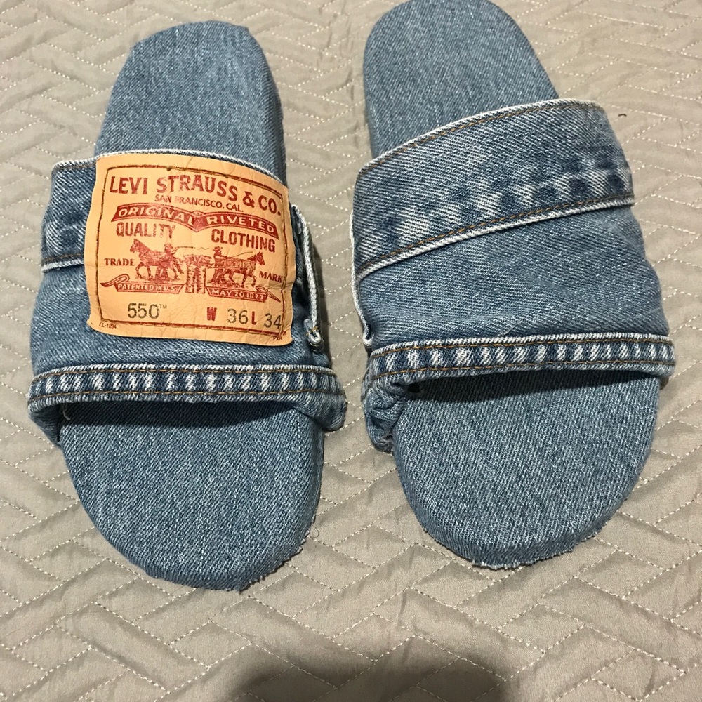 Levi's Flip Flops denim blue