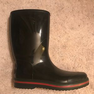 Gucci men's rain boots