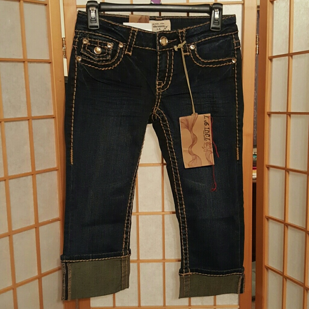 Denim Capris