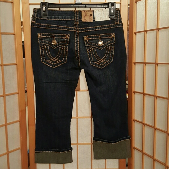 Denim Capris - Picture 2 of 2