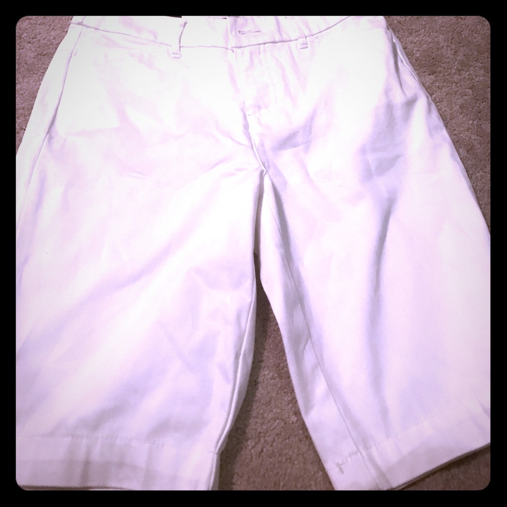 White Bermuda Shorts