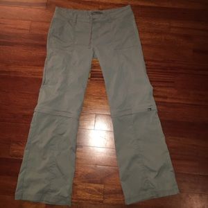 Gray prAna Convertible pants