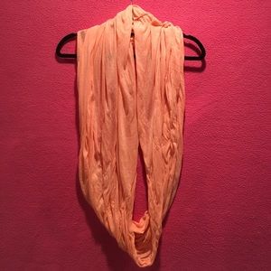 Peach Infinity Scarf