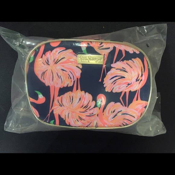Lilly Pulitzer Handbags - Gimme Some Leg Lilly Pulitzer cosmetic bag