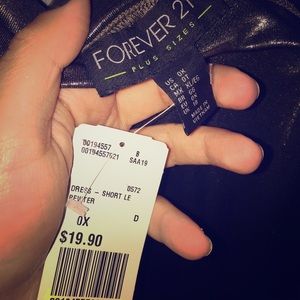 NWT Metallic dress