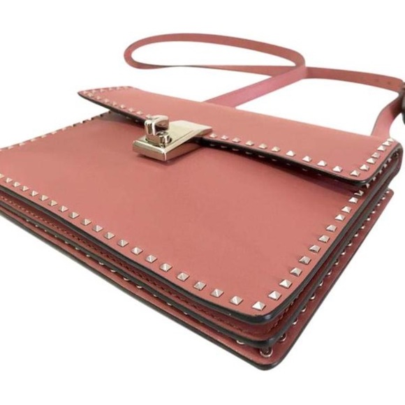 New Valentino Small Studded Shoulder Bag - Picture 4 of 8