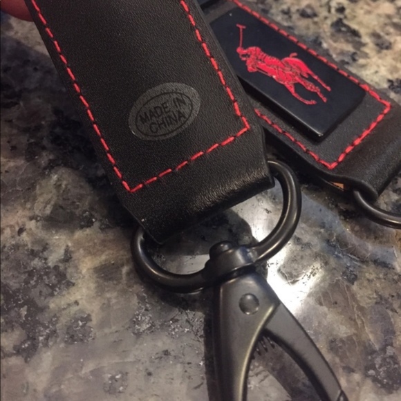 Authentic Polo Key Chain red black metal leather - Picture 4 of 4