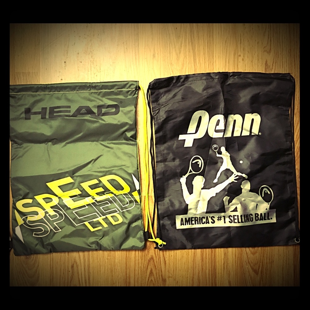 NWOT❗️✌️Drawstring PENN & HEAD Athletic Backpacks
