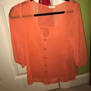 Orange Blouse