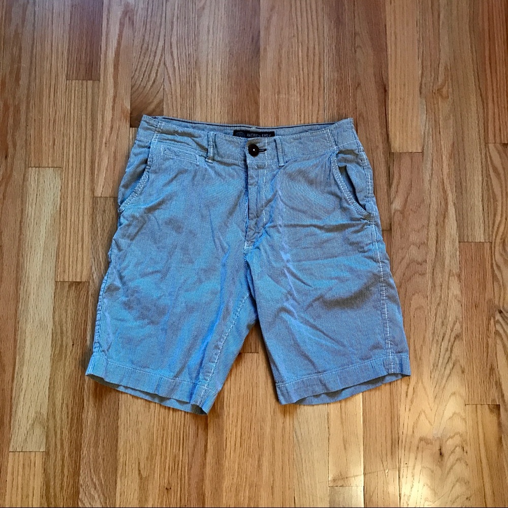American Eagle striped classic fit shorts