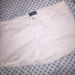 White American eagle shorts