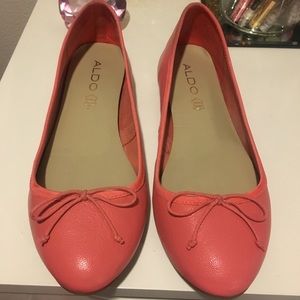 Coral Aldo flats
