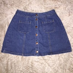 Like new brandy denim skirt