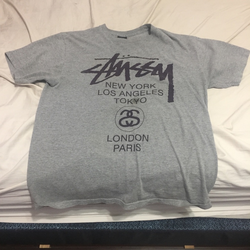 Stussy World Tour NY LA Tokyo T-Shirt Supreme