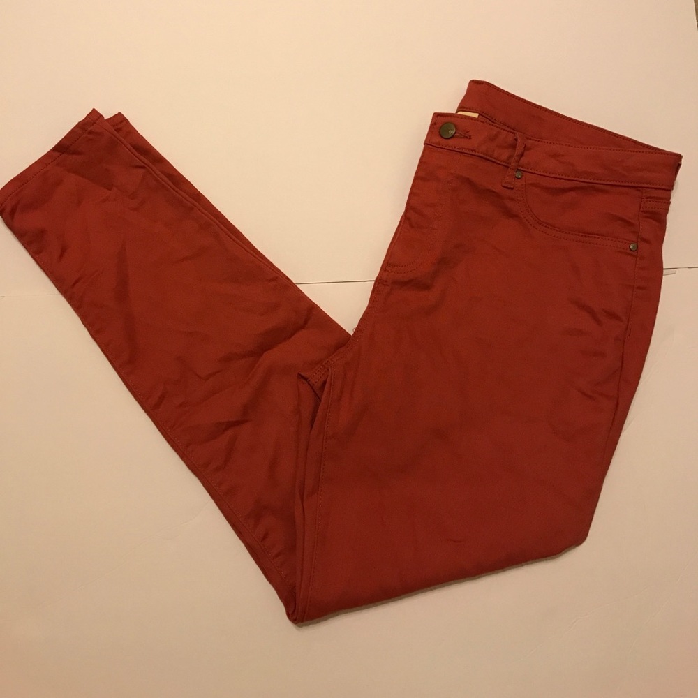 Coral Faded Glory Cropped Pants