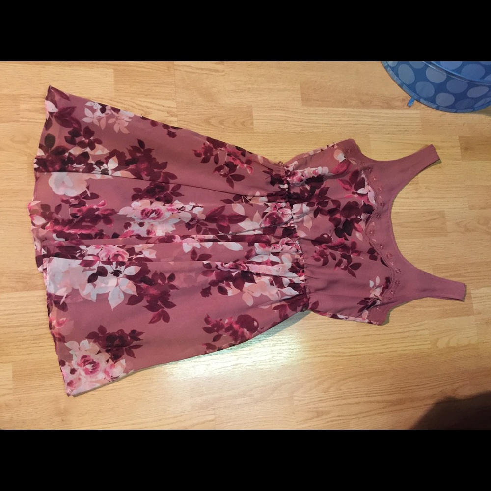 Pink Floral dress