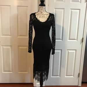 Lace Midi Dress