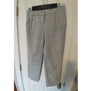 Gray crop dress pant