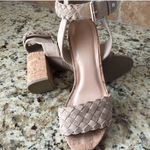 Charlotte Russe Shoes - Open Toed Neutral Heel Size 7 1/2