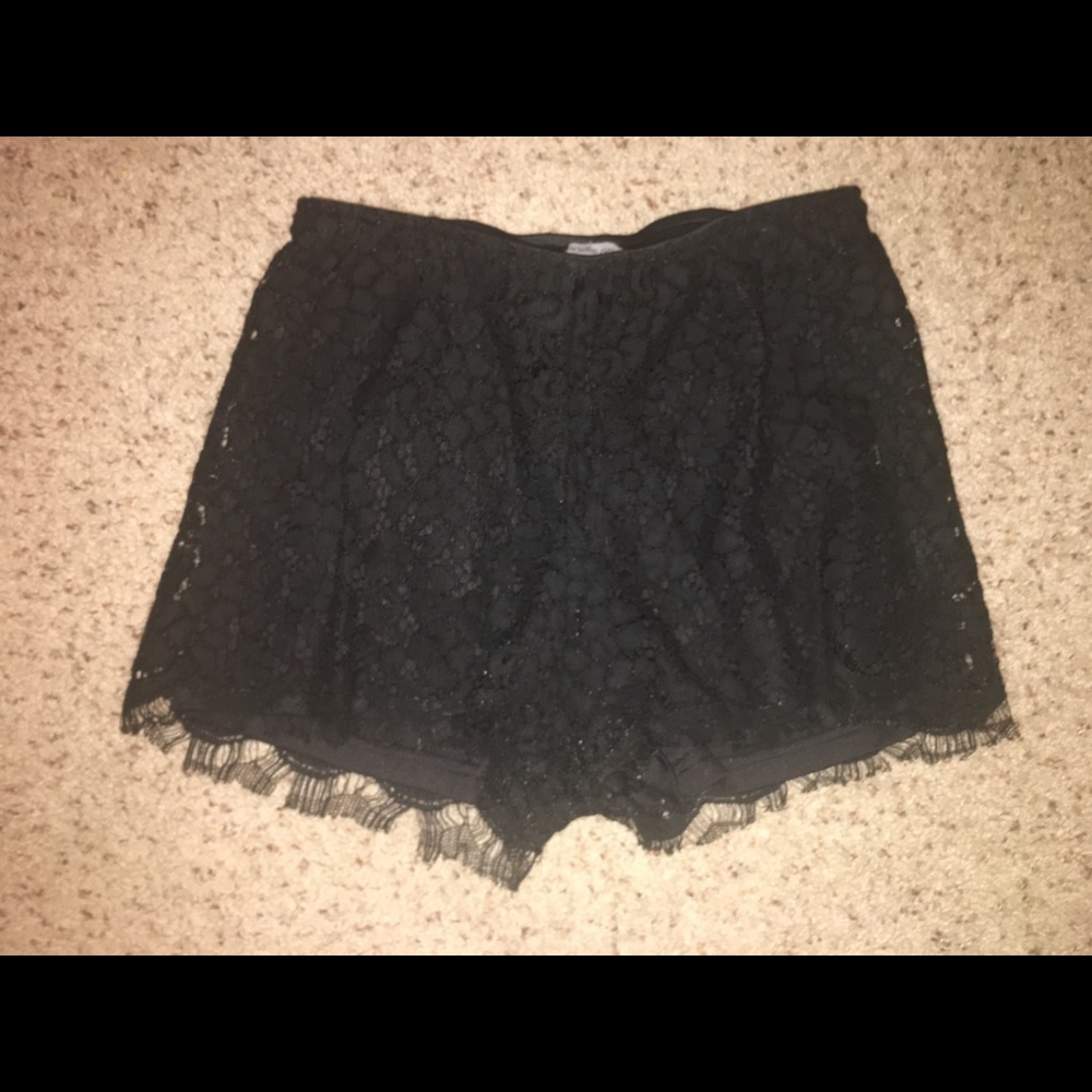 Dressy lace shorts