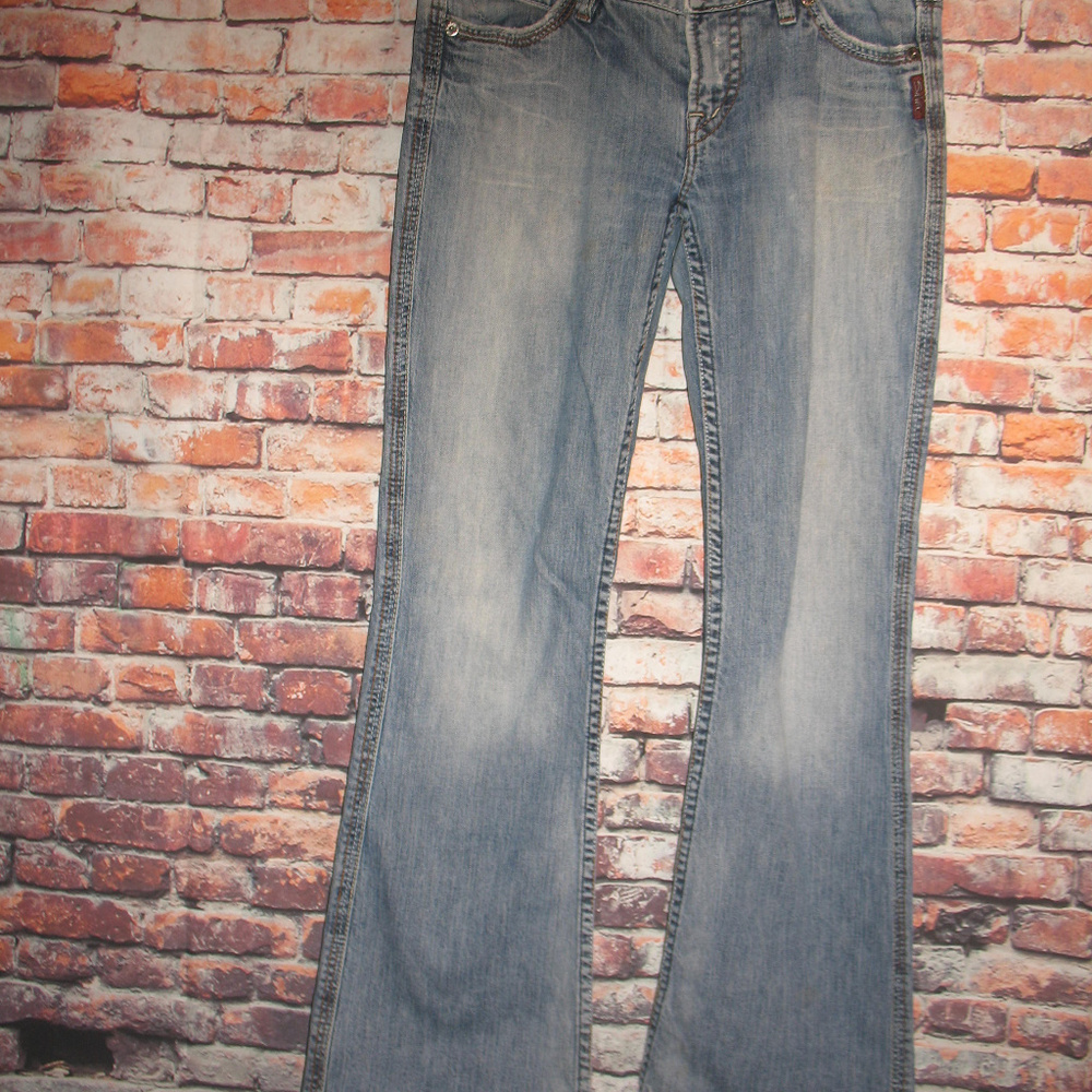 SILVER STEEL-SZ 31-FLARE-LT WSH-FCTRY ABRASIONS