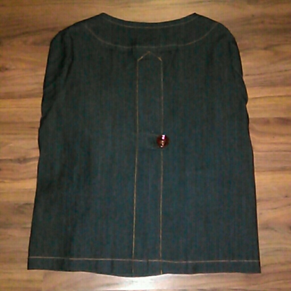 Cato Double Button Dark Denim Jacket - Picture 5 of 8