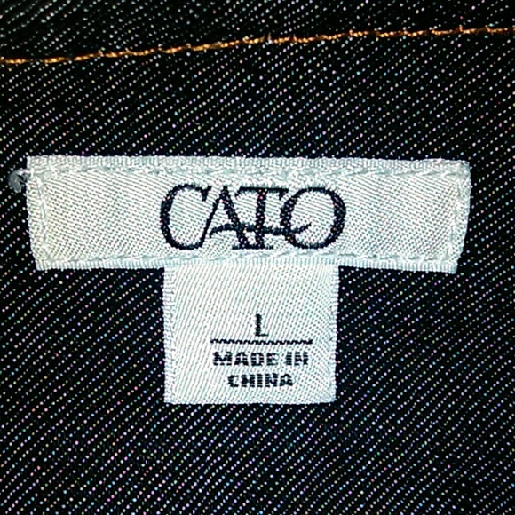 Cato Double Button Dark Denim Jacket - Picture 6 of 8