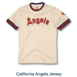 Vintage California Angels Jersey Tshirt