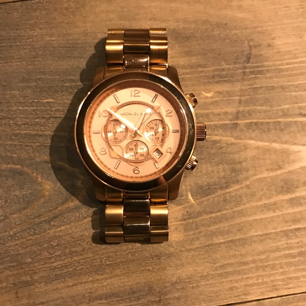 Rose Gold MK watch
